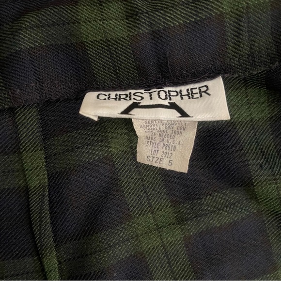 Vintage 90s plaid mini skirt size 5 - Picture 6 of 6